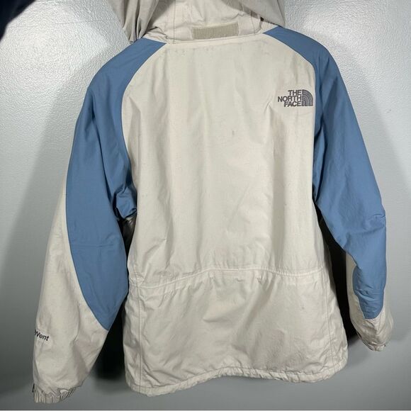 The North Face Blue White Hyvent Snowboarding Ski Winter Jacket Size Large Snow - Picture 11 of 16